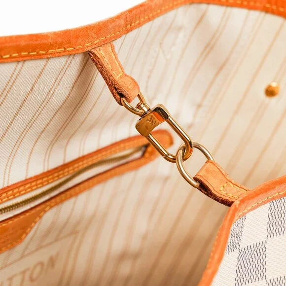 Louis Vuitton Neverfull MM Damier Azur Canvas Tote - Picture 11 of 15